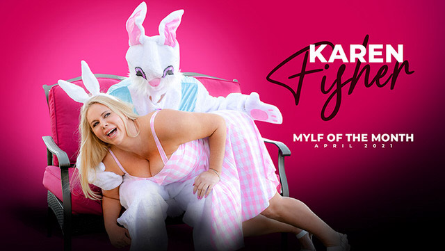Easter Bunny Fucks Big Boobs Mom