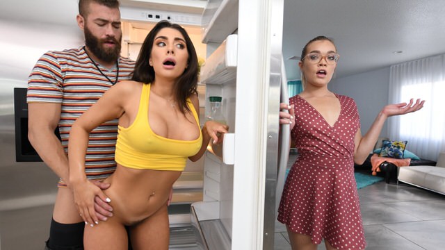 Lesbian girlfriend fuck with boy
