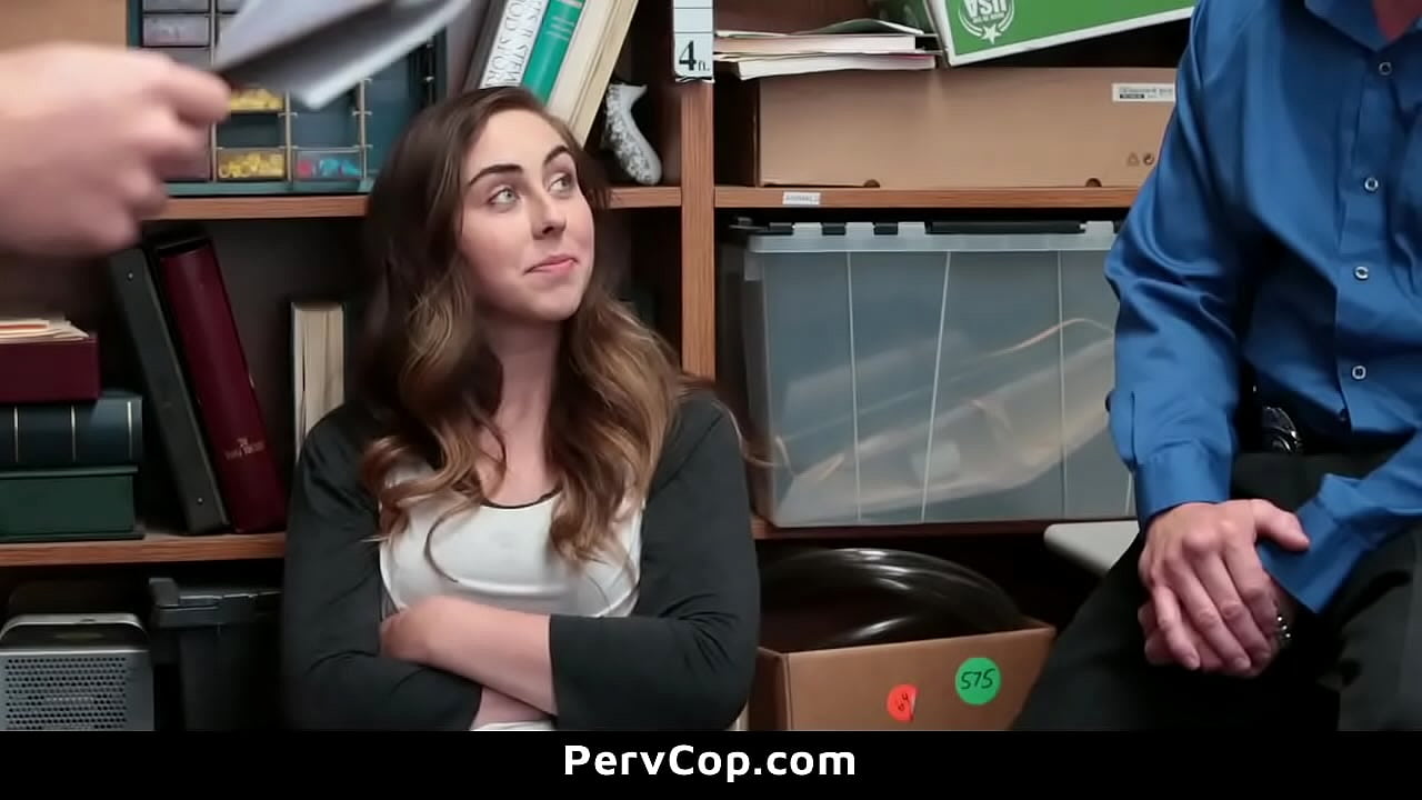 Cute Teen Sucks Two Officer's Dicks to Get Her Freedom