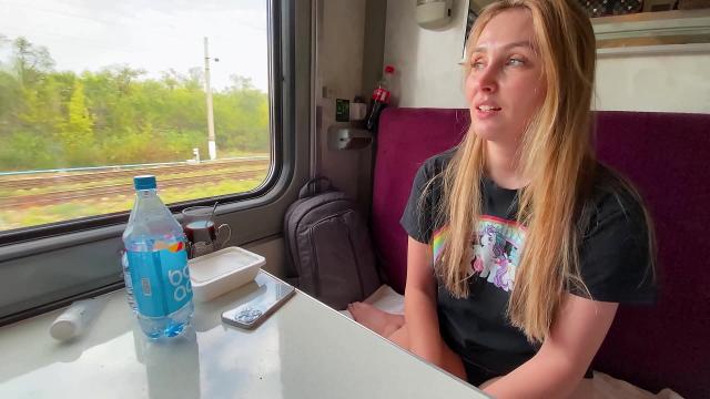 Married stepmother Alina Rai had sex on the train with a stranger Video Porn Download