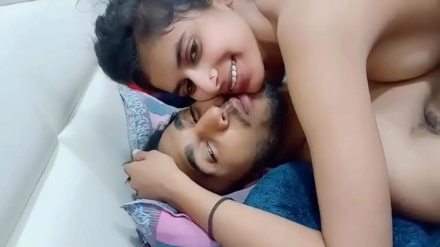 Desi-sex Delight: Cute Indian Stepsister’s Pussy Gets Fucked and Cum on Her Boobs Video