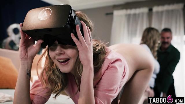 Stepdaughter Teen Sex: 18yo Busty Milf with Big Tits in VR Headset Pron Video