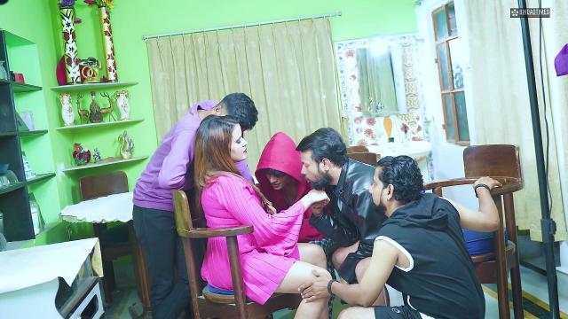 Asian Teacher & Student Lick & Lose: First Time Cosplay Gangbang Video