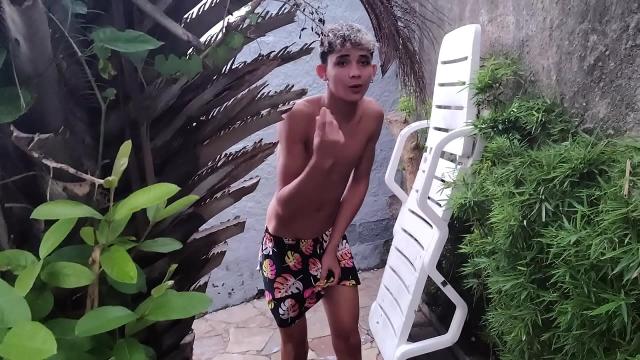 MILF Goddess Punishes Teen with Outdoor Bondage & Pool Sex Sex Video