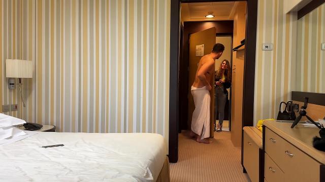 Caught on Camera: Pregnant Girlfriend’s Cheating Brunette Neighbor Gets Facial & Big Ass Cumshot After Roleplay Blowjob HD Pron Video