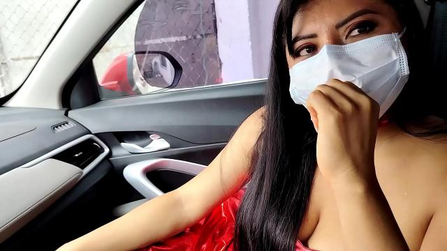 My busty, capricious stepdaughter doesn't want to go to Christmas dinner! She proposes that if she gives me anal sex we won't go to Christmas dinner, then she convinces me to stay in the car while she gives me a delicious blowjob and rides my co Porn Video